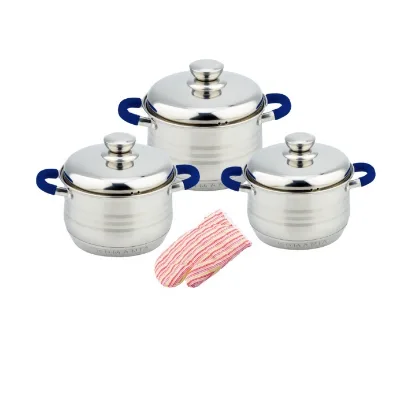 Professional Production Hotpot Cooking Pot Set Kitchen Wares with Metal Lid