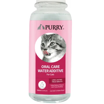 PURRY Cat Drinking Water Additive for Dental Health & Hygiene