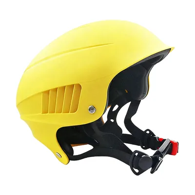 High Visibility Yellow ABS Shell EVA Padding Adjustable Ventilated Lightweight Professional Safety Kids Water Rescue Helmet
