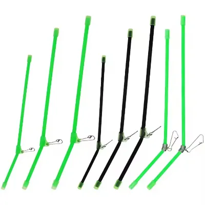 OEM Hot 20cm 22cm Clamp Spring Tianping Plastic Tube Fishing Night Light Plastic Bend Hook Connector
