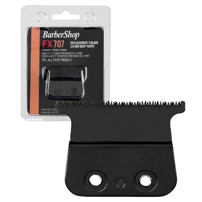 CestoMen High Quality Barber Gold Black Trimmer Blades Sharp Durable Metal Steel Hair Clipper Blade Replacement Blade for FX707