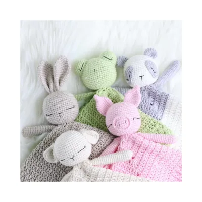 Panda Frog Bunny Pig Comforters for Baby Sleeping Cute and Lovely Cotton Materials Sleeping Baby Blankeys