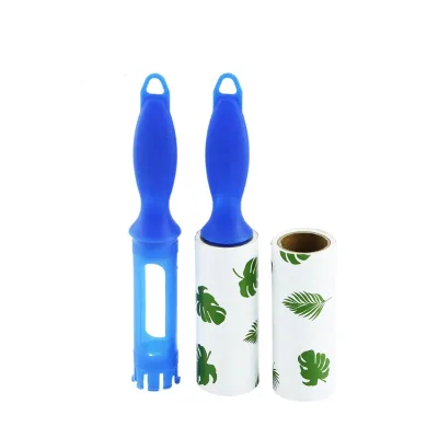 Reusable Portable Roll Paper Sticky Roller Dust Wiper Lint Portable Refill Reusable Lint Roller for Cloth Cleaning