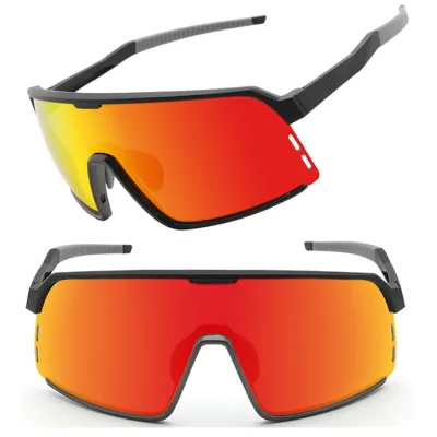 New Style Oversized Polarized Glasses Sport Glasses Men With Interchangeable Lens