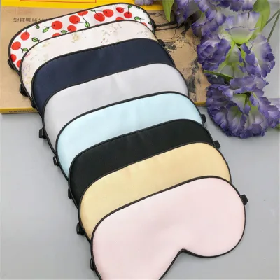 Smooth Soft Good Quality Wholesale Custom Printing Silk Eye Mask 19m/m Product Plain Original for Decoration Gift Christmas