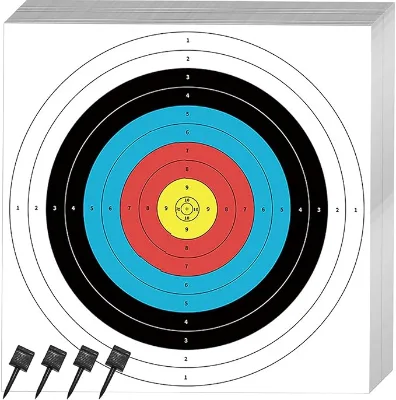 Standard Archery Targets Paper for Backyard Bow Arrow Targets for Hunting & Archery Good Practice Accessories