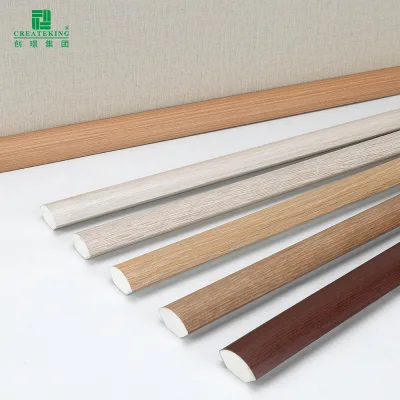 WPC Quarter Round Durable Eco-Friendly Waterproof Flooring Accessories with 5-Year Warranty for Modern Decorative Moulding