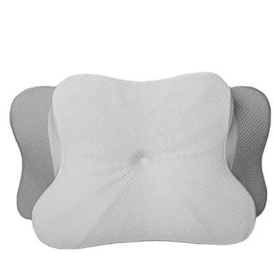 Super Durable Bamboo Charcoal Pillow Washable Food Grade TPE Modern Folded Style with Massage Feature Black Space OEM