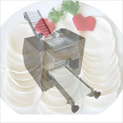 Commercial Tabletop Automatic Disc Dumpling Dough Roller Stainless Steel Blades High Capacity 40-50pcs/min Empanadas Pizza JUYAO