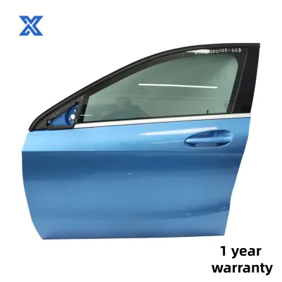 Used OEM Front Left Door Shell A1767200105 for Mercedes-Benz A-Class W176 2013-2018 Genuine Dismantled Front Left Door Panel
