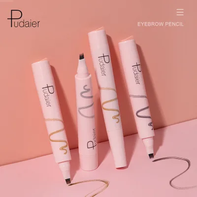OEM Custom Eyebrow Pen Cosmetics Eyebrow Makeup Eyebrow Pencil With a Micro-Fork Tip Applicator Creates Natural Looking Brows