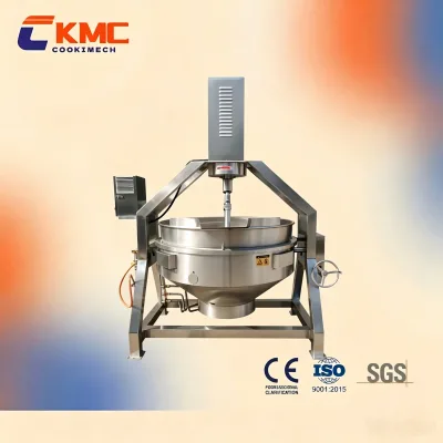 Gas-Heated Planetary Mixing Wok, Commercial Large Cooking Kettle for Crayfish and Cold Jelly
