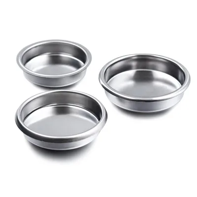 58mm Coffee Machine Clean Blind Bowl Blank / Blind Commercial Coffee Filter Basket