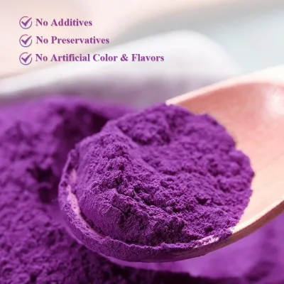 100% Pure Natural Wild Yam Root UBE Herbal Extract Powder Food Grade 1kg Drum Packaging