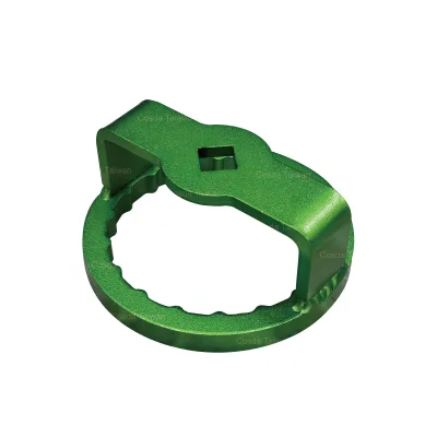 86.7mm 18 Flute Oil Filter Wrench 1/2 Drive Steel Socket Green for Ferrari Maserati