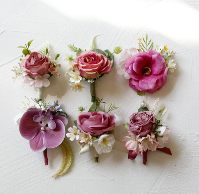 Artificial Flower Corsage Wrist Flower