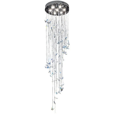 Butterfly Crystal Chandeliers Ceiling Luxury Chandelier Modern Dining Room Chandeliers Manufacturer