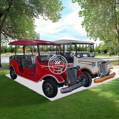 8 Seater 2024 New Arrival Vintage Electric Car Classic Sightseeing Cars Hotel Using Diecast American Classic Cars
