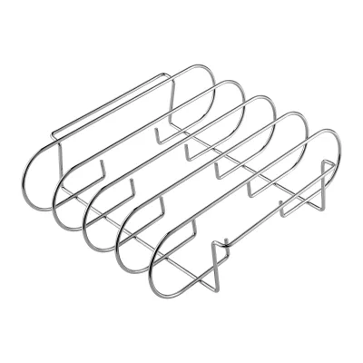 Grill Rack Stainless Steel Bbq Stand Rib Roasting Rack Grill Rack Barbecue Accessories