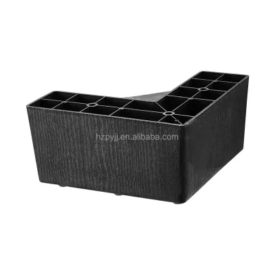 High Base Plastic Sofa Support Legs Booster Pad Corner Cabinet Foot & Bed Accessory Furniture for Living Room Bedroom & Hospital