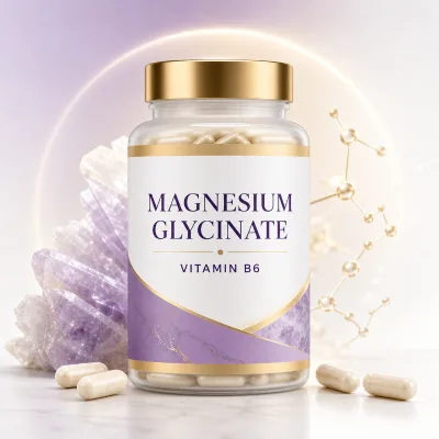 OEM/ODM Capsules Magnesium Glycinate Enriched Vitamin B6 for Adults Beauty Product