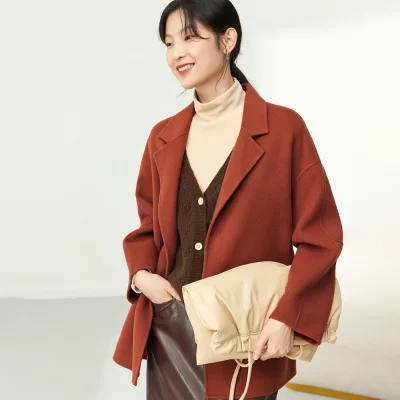 Suit Coat Jackets Real Coat Jacket Sweaters Quality Modern Long Luxury Outlet for Direct Blends Factory WoCoat Jacket Sweater's