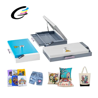Fcolor New Semi-Automatic A4 A3 A2 Desktop DTF Oven Machine Automatic Pet Curing Heat & Drying DTF Oven 60cm