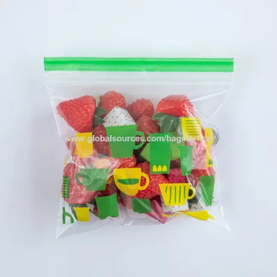 Best seller LDPE zipper bag, single zipper, gallon bag, food packaging bag, antibacterial bag