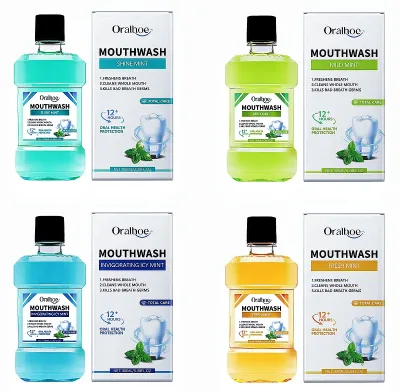Wholesale Alcohol-free Mouthwash Effectively Eliminates Bacteria That Cause Bad Breath and Strengthens Tooth Enamel