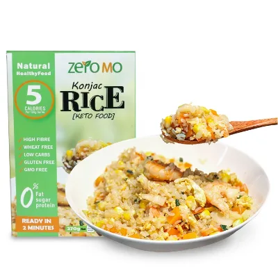 Organic Shiritaki Rice Low Carbohydrate Keto Rice Konjac Arroz in Bulk