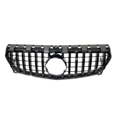 SMART STAR New GTR Front Grille for A-Class W176 2016-2018 Sport Approval 100% Fit in Durable ABS Material