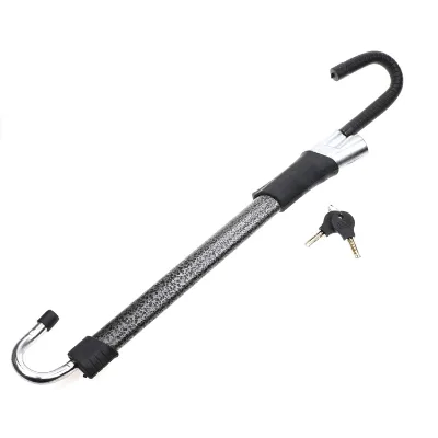 YH1952 Auto Security Travel Locking,Anti-Theft Steering Wheel Handbrake Lock, Adjustable Twin Hooks Lock,Steering Wheel Lock