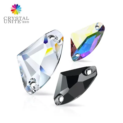 Glass Sew-on Stone Galactic Machine Cut Lead-free Crystal Flat Back Ax Mercury Foiling Strass Beads Professional Factory Quality
