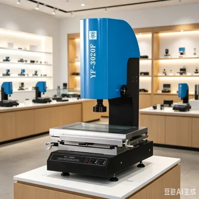 YF-2010F 200x100mm Travel Manual Video Measuring System for Electronics Inspection