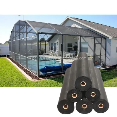 JINDI Easy DIY Fireproof Outdoor Screen Porch Retractable Pool Screen