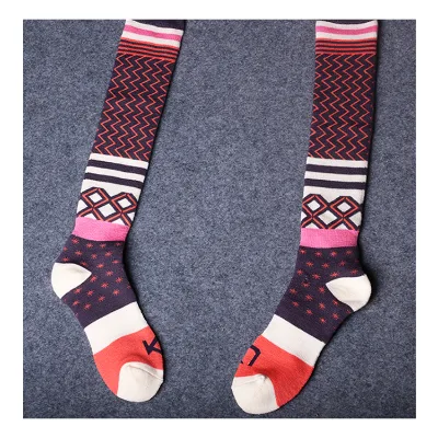 2026 Young Girls Long Knee High Fashion Socks Stockings Custom Warm Winter Socks