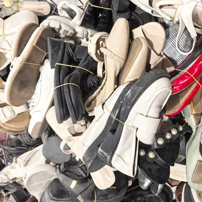 China Direct Supplier Factory Wholesale Class a Spring Lady High Thick Sole Loafers Luxury Leather Mixed Bale of Used Shoes