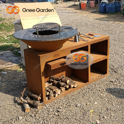 Hot Sale Unique Garden Metal Barbecue Grill BBQ