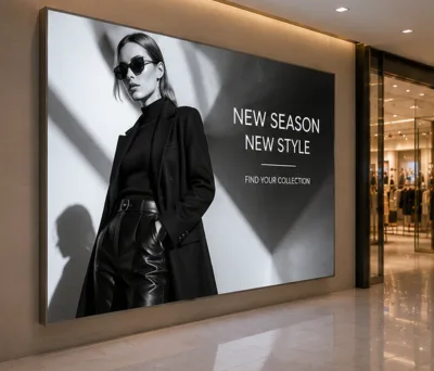 Quick Change Graphic LED Fabric Display Light Box
