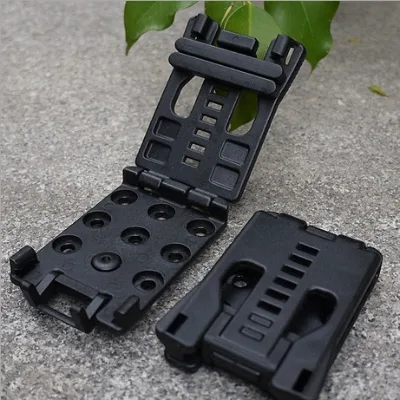 Quick-Draw Multifunctional Waist Belt Clip, Universal Back Clip for K-Sheath Knife Sheath, Tool Knife Flashlight Holster Adapter