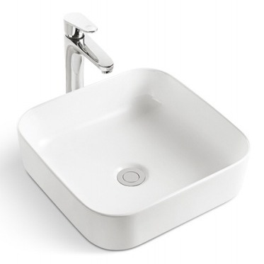 Factory Direct Sales Simple Multi-Style Oval Porcelain Ceramic Table Basin for Hotel Bathroom for Toilet Wash Engineering