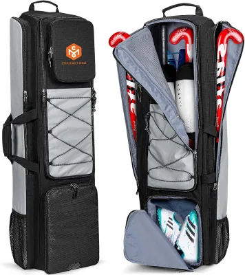 Customized Logo Factory Professional Hockey Stick Bag Field Hockey Backpack Hockey Bag with Separate Shoes Compartment