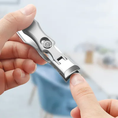 Portable Ultra Sharp Nail Clipper Fingernail Clipper Steel Wide Jaw Opening Anti Splash Fingernail Clippers Nail Cutter