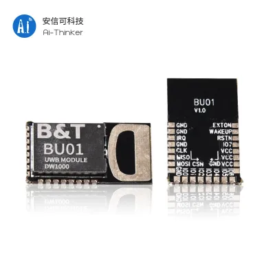 Ai-Thinker 3500MHz 3.3V BU01 Module DecaWave 1000 Chip UWB Positioning Technology