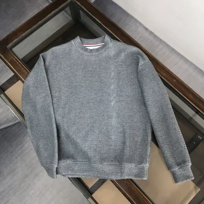 ODM Service Customized Casual Long-Sleeved Crew Neck Unisex Casual Custom Cotton Pullover Men Sweatshirts