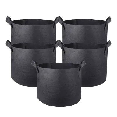 Wholesale Cheapest Farming 3 5 7 10 15 20 Gallon Growbags Uv Blueberry Nursery Bags Nonwoven For Chili
