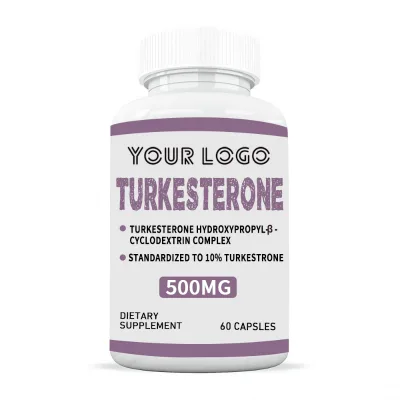 Turksterone Capsules Turkesterone Hydroxypropyl Cyclodextrin Complex,Muscle Strength Support Energy boost Restores Endurance