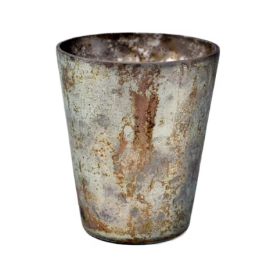 Handmade American Style Copper-Plated Crystal Wine Glass Distinctive Dirty Copper Finish Modern for Whiskey Other Beverages