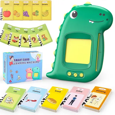 Educational English German Flash Cards Plastic Material Model S6 Smart Learning Machine for 4-6 Year Olds Made in China