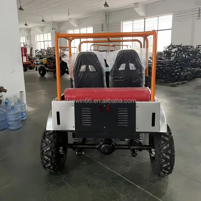 Utility Work 250cc Jeep Gas Golf Cart Construction Park Material Handling Gas Golf Buggy